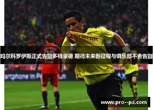 玛尔科罗伊斯正式告别多特蒙德 期待未来新征程与俱乐部不舍告别 玛尔科罗伊斯正式告别多特蒙德 期待未来新征程与俱乐部不舍告别